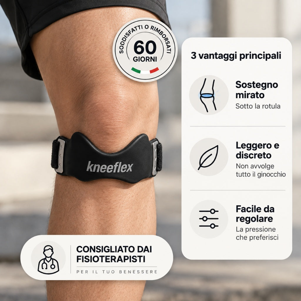 KneeFlex™ | Cinturino sottorotuleo regolabile