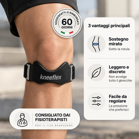 KneeFlex™ | Cinturino sottorotuleo regolabile