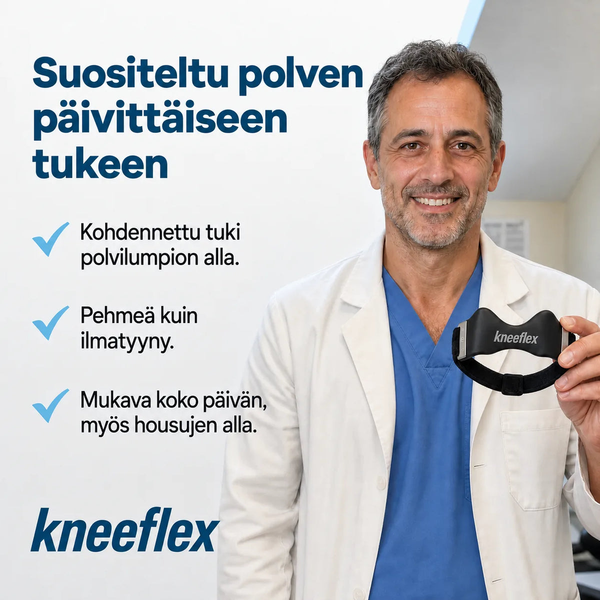 KneeFlex-polvihihna polven päivittäiseen tukeen